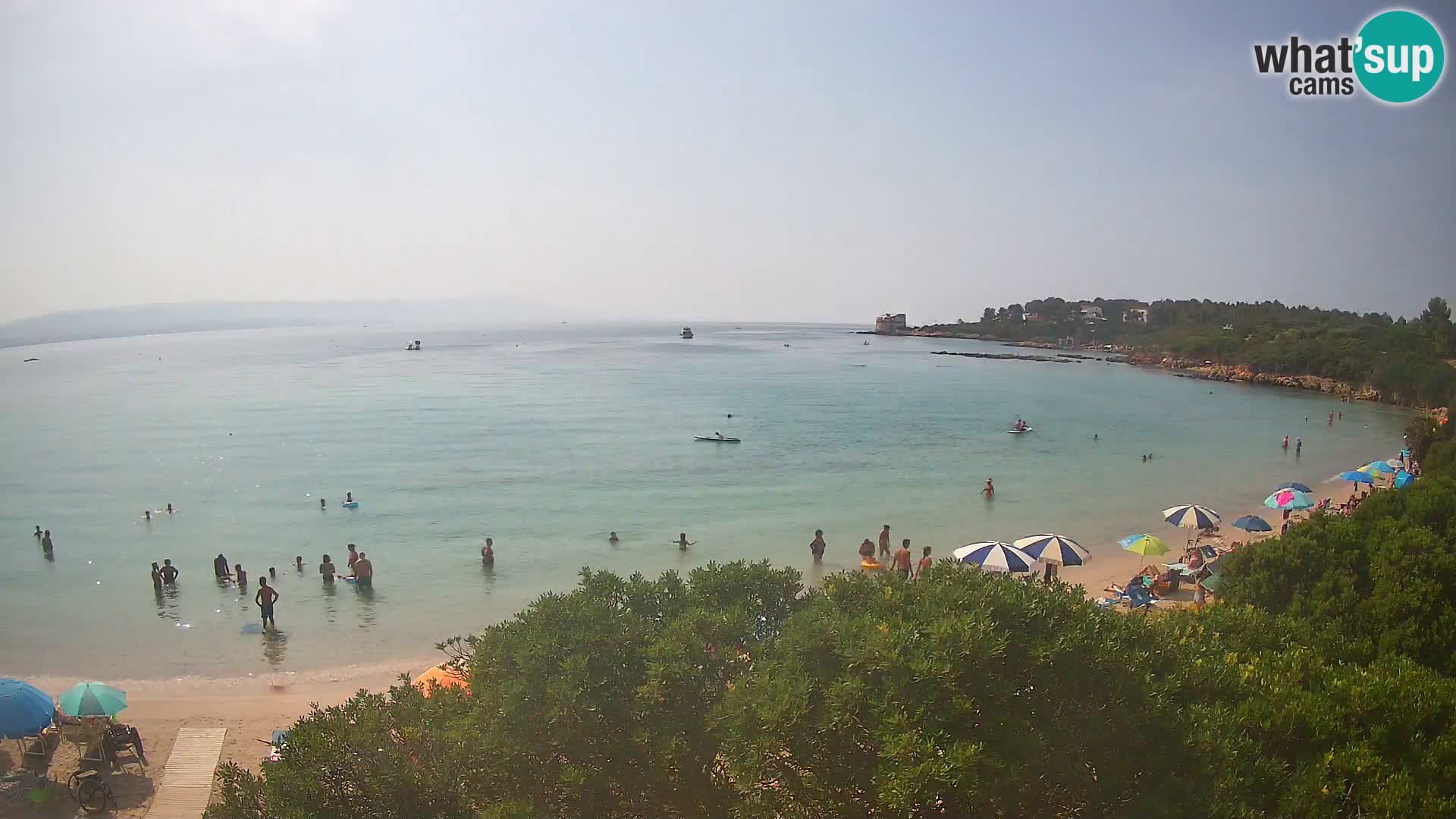 Webcam Lazzaretto Strand | Alghero | Sardinien