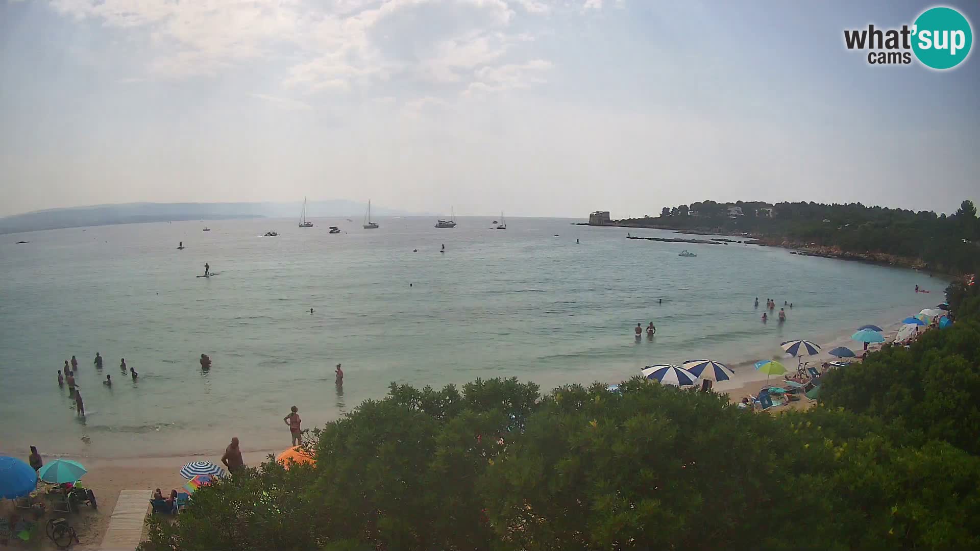 Plage Lazzaretto livecam | Alghero | Sardaigne