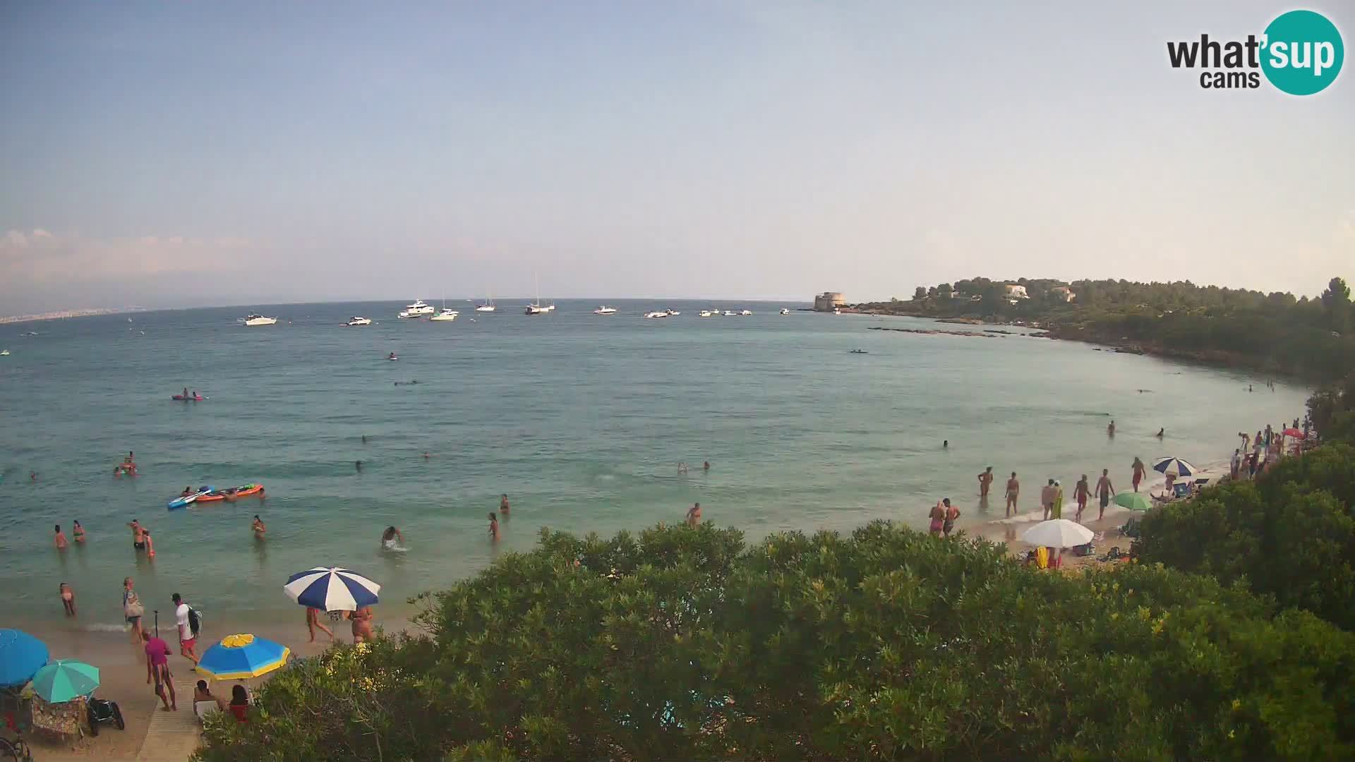 Plage Lazzaretto livecam | Alghero | Sardaigne