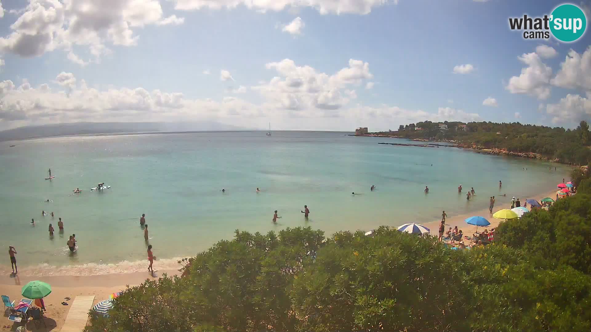 Plage Lazzaretto livecam | Alghero | Sardaigne