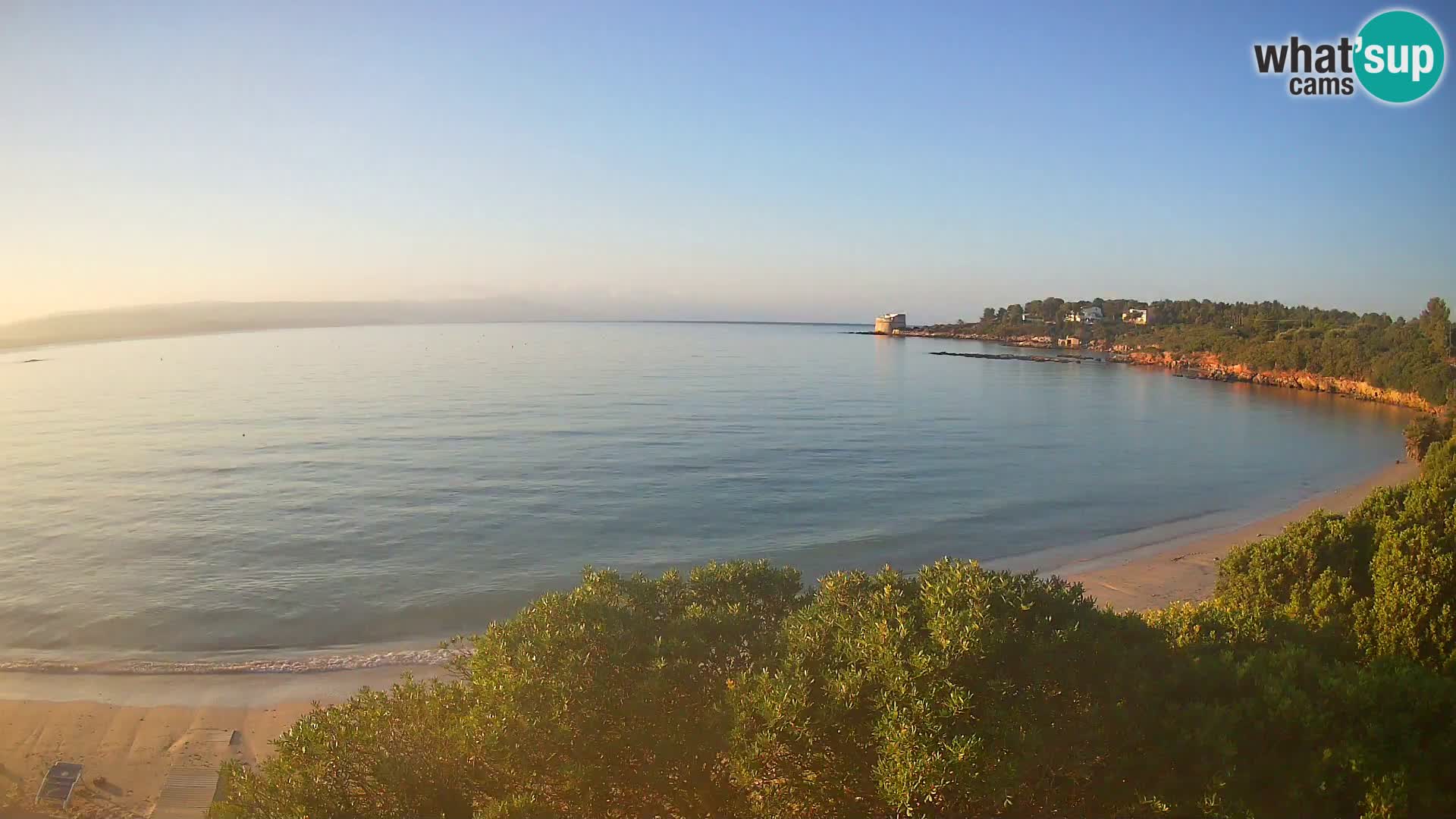 Webcam Lazzaretto Strand | Alghero | Sardinien