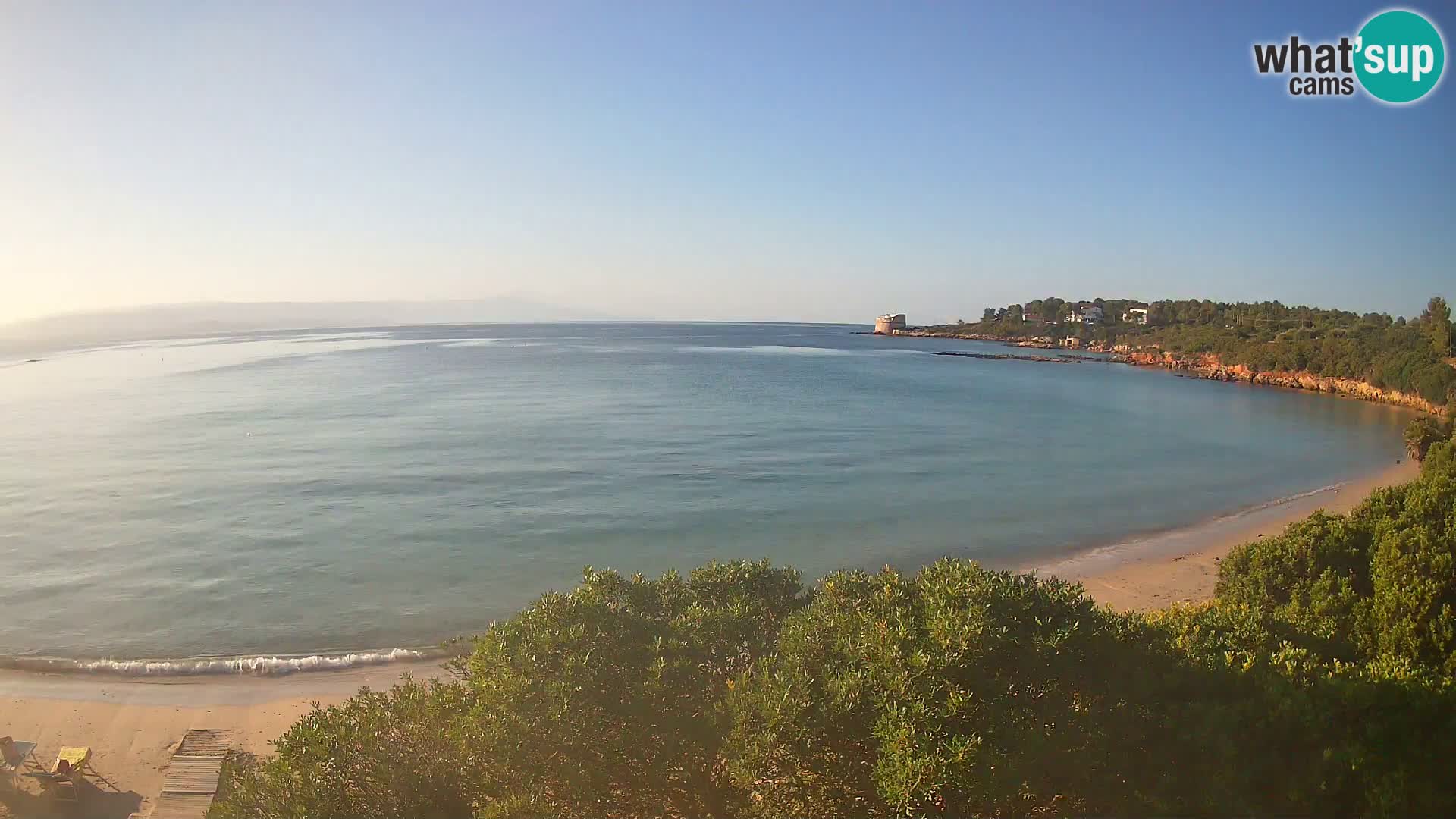 Webcam Lazzaretto Strand | Alghero | Sardinien