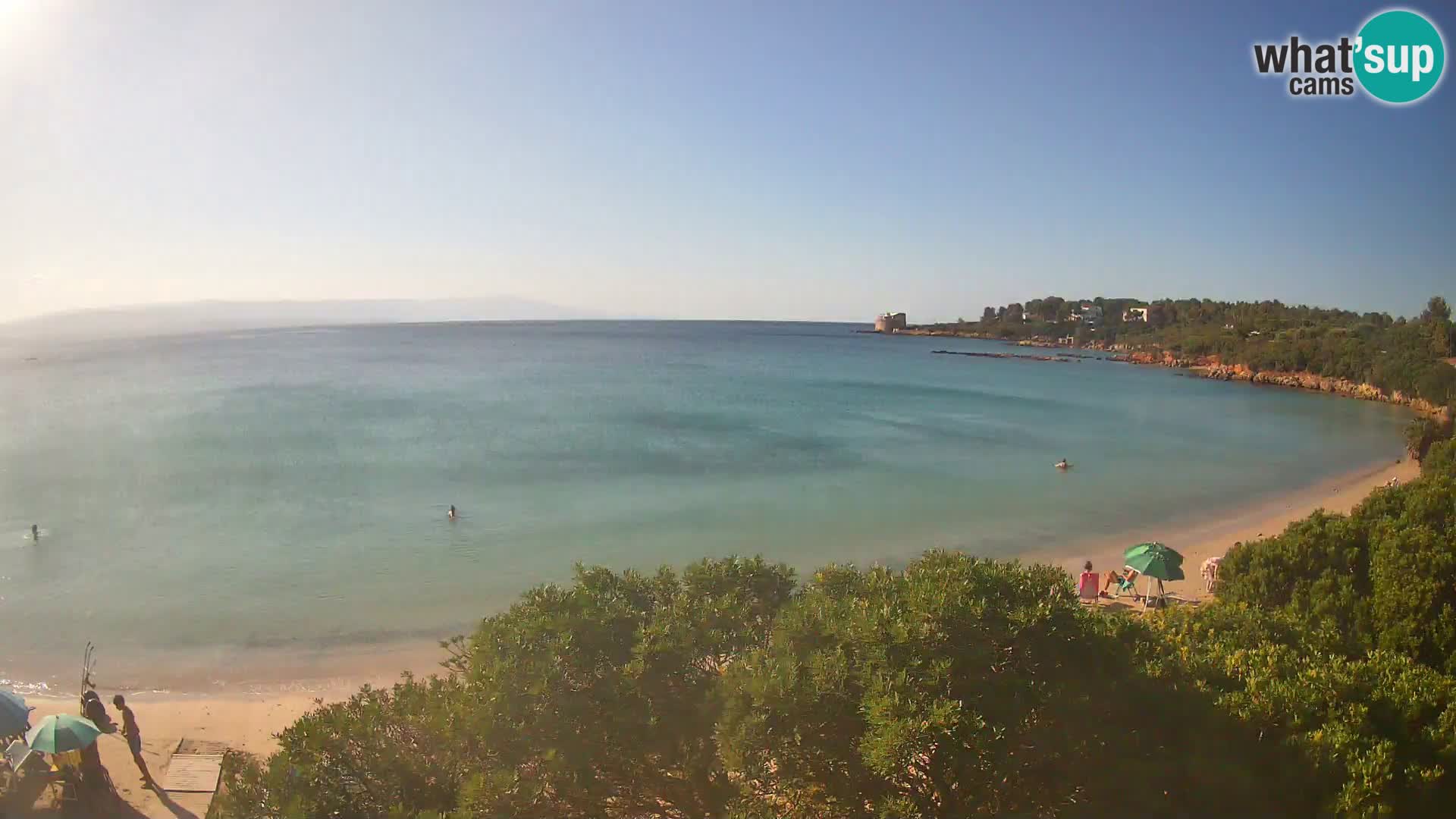 Webcam Lazzaretto Strand | Alghero | Sardinien