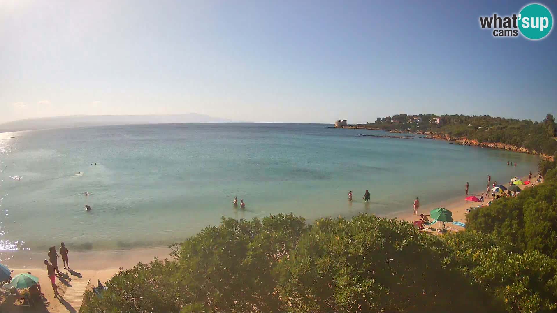 Kamera plaža Lazzaretto | Alghero | Sardinija