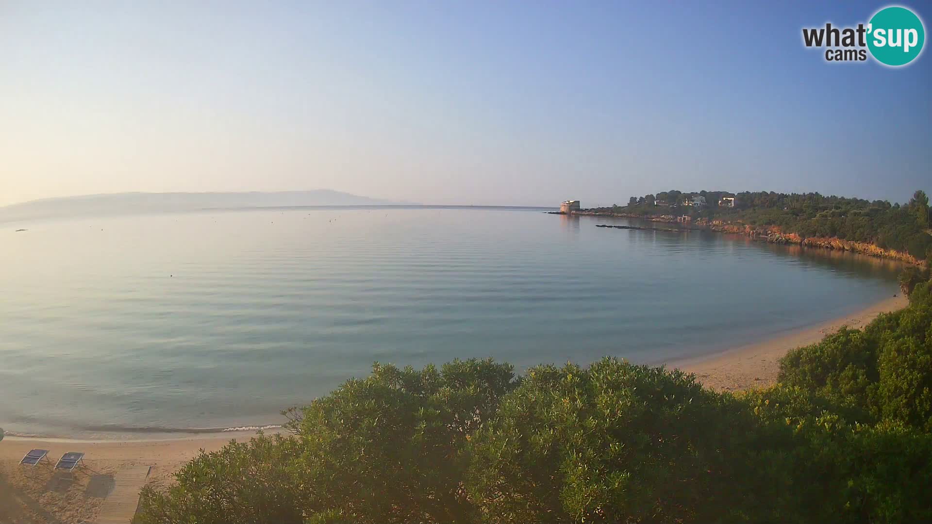Plage Lazzaretto livecam | Alghero | Sardaigne