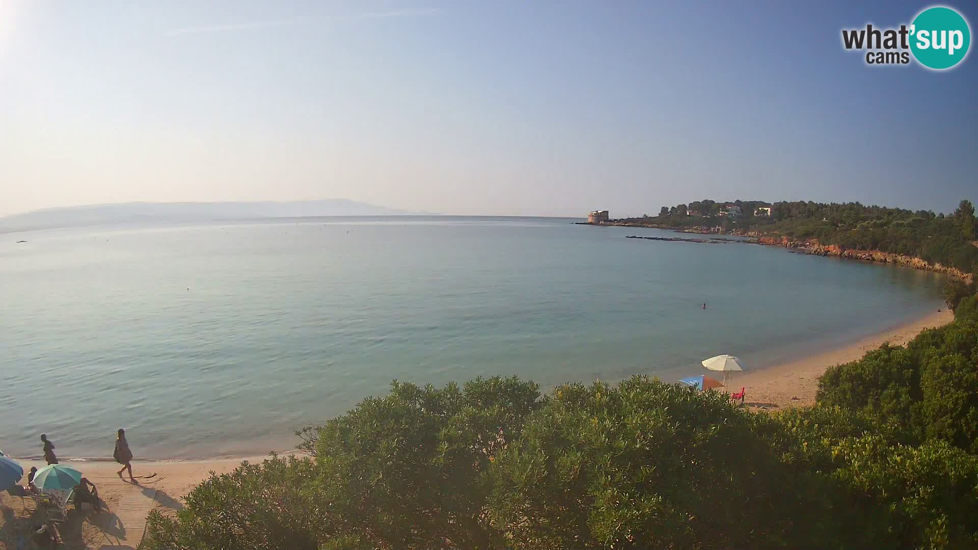Web kamera plaža Lazzaretto | Alghero | Sardinija