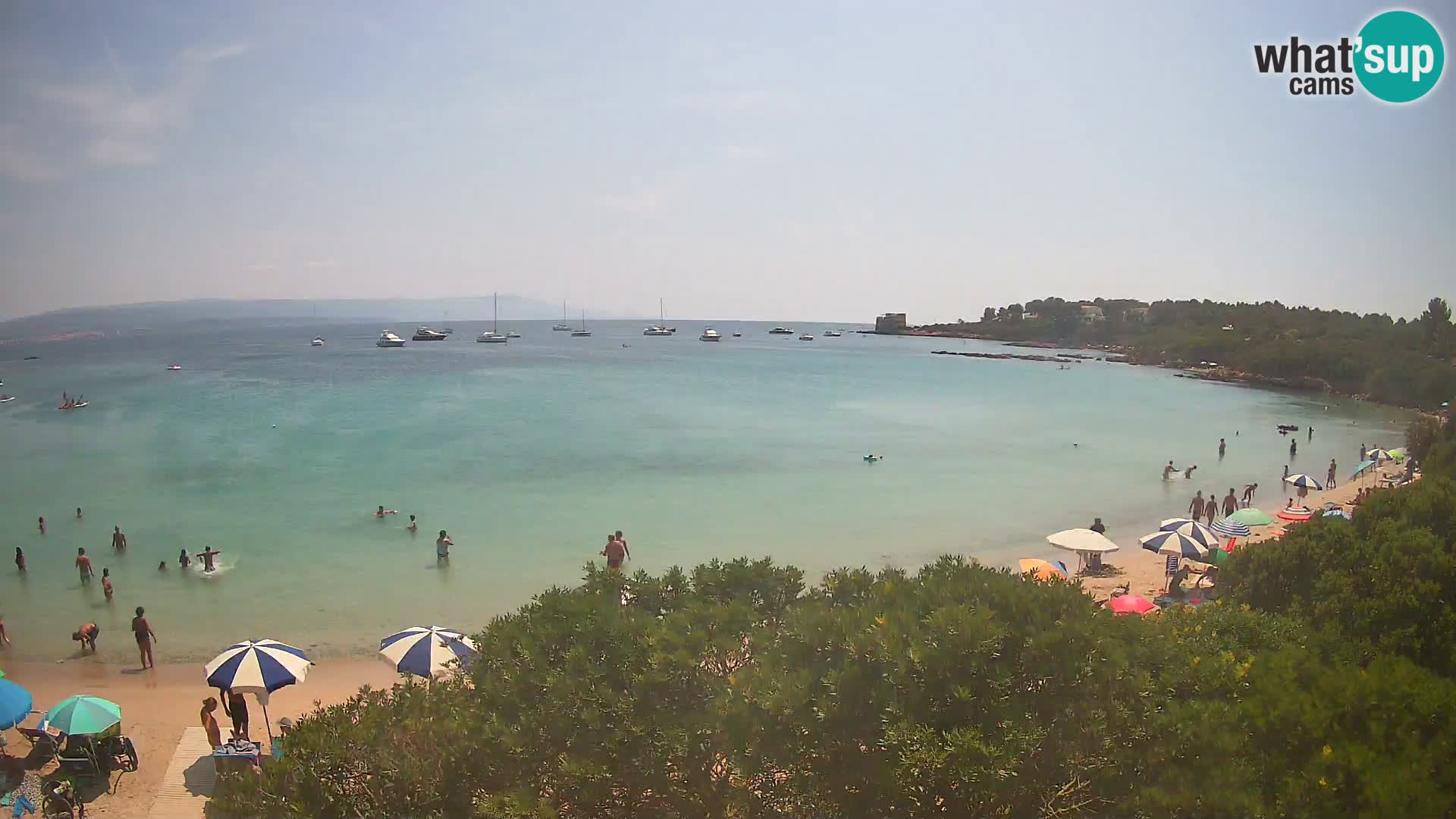 Webcam Lazzaretto beach | Alghero | Sardinia