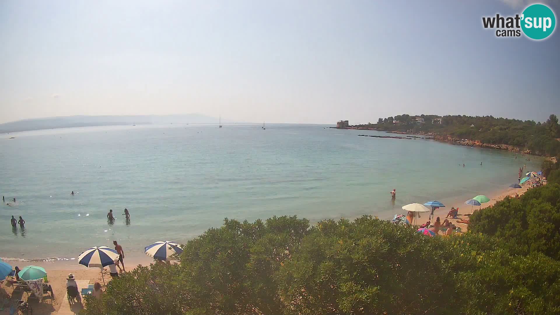 Kamera plaža Lazzaretto | Alghero | Sardinija