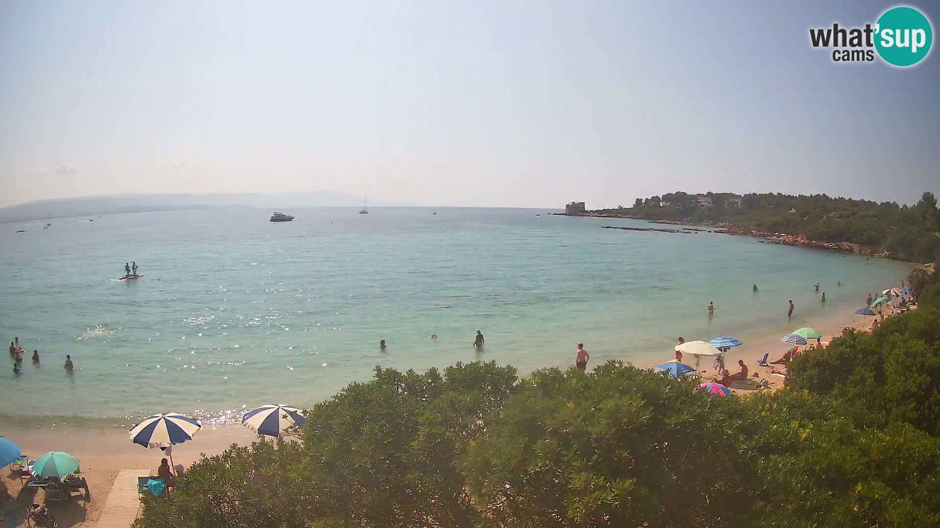 Plage Lazzaretto livecam | Alghero | Sardaigne