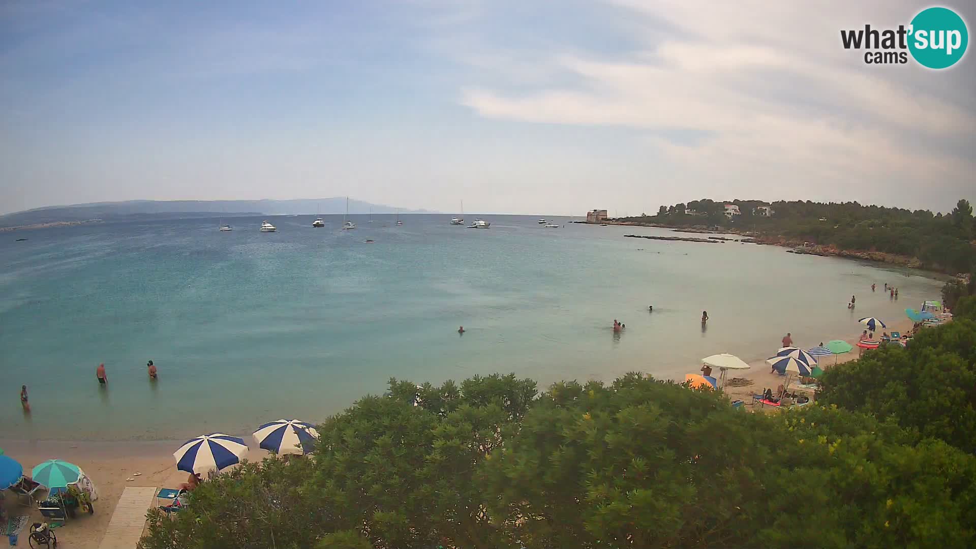 Kamera plaža Lazzaretto | Alghero | Sardinija
