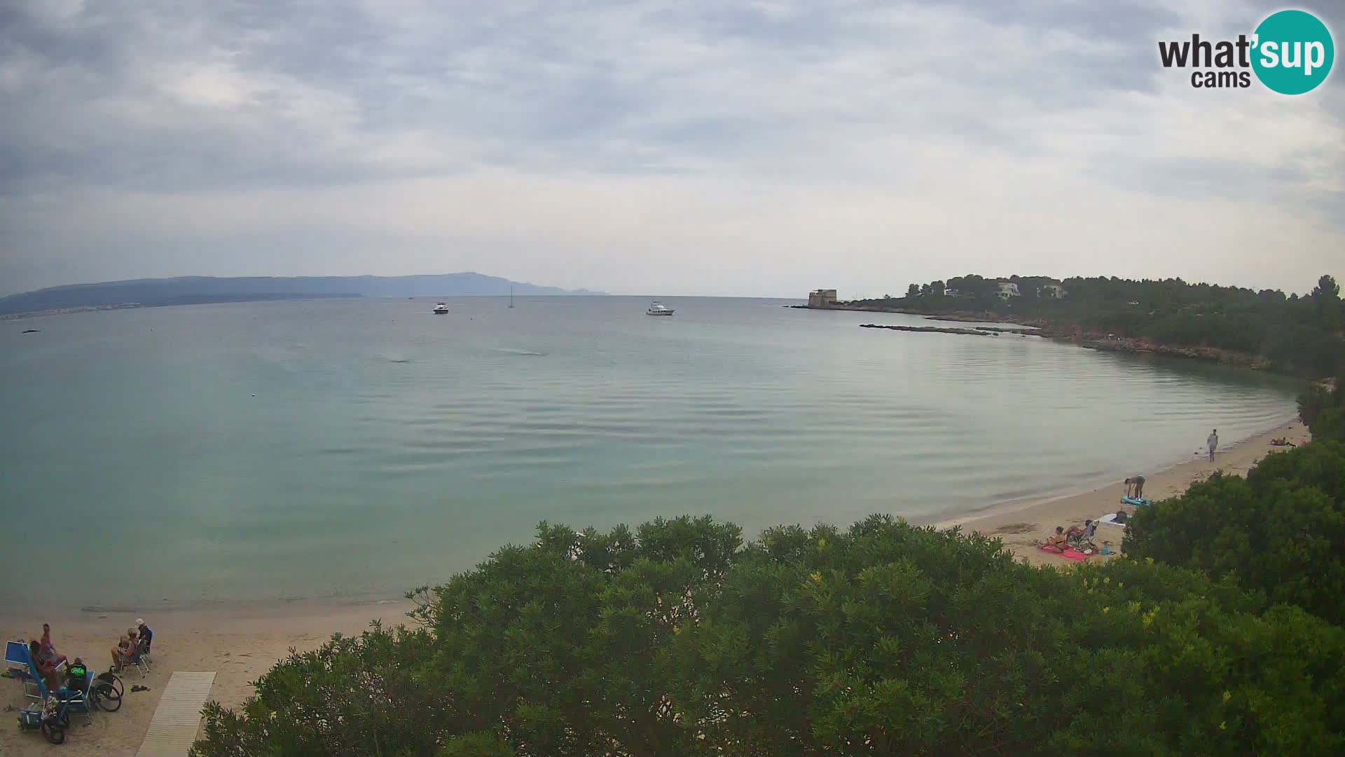 Kamera plaža Lazzaretto | Alghero | Sardinija