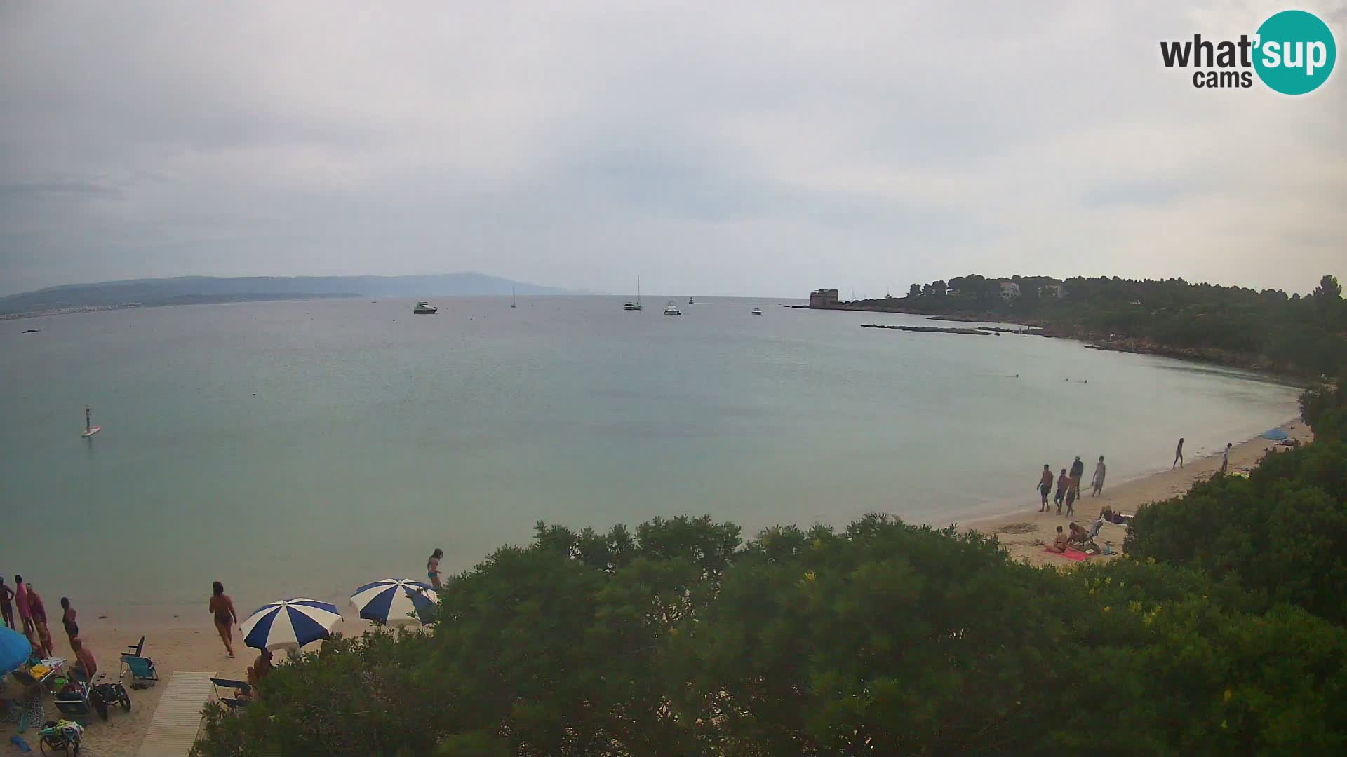Kamera plaža Lazzaretto | Alghero | Sardinija