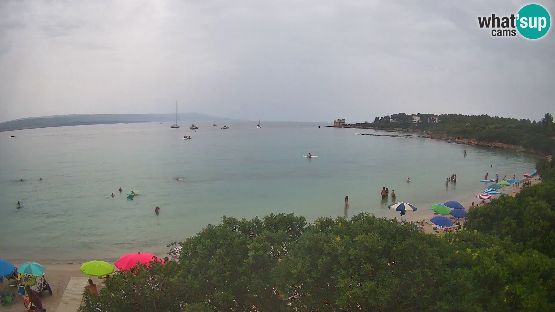 Webcam Lazzaretto Strand | Alghero | Sardinien
