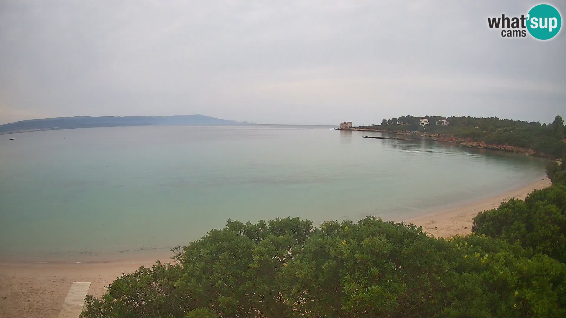 Webcam Lazzaretto beach | Alghero | Sardinia