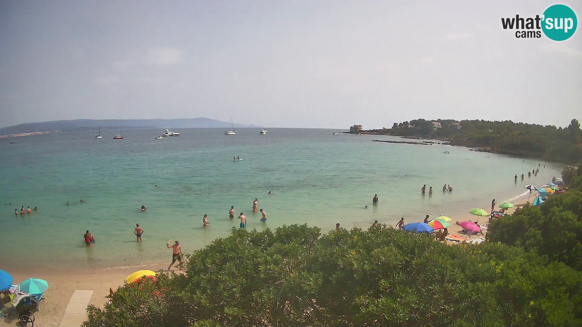 Web kamera plaža Lazzaretto | Alghero | Sardinija