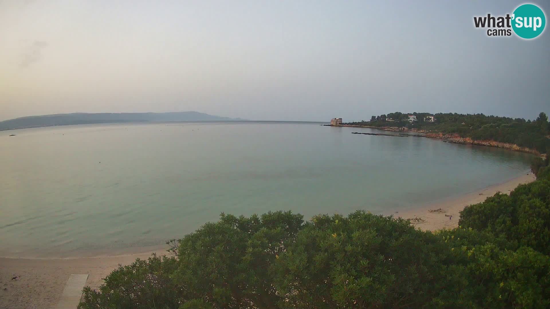 Webcam Lazzaretto beach | Alghero | Sardinia
