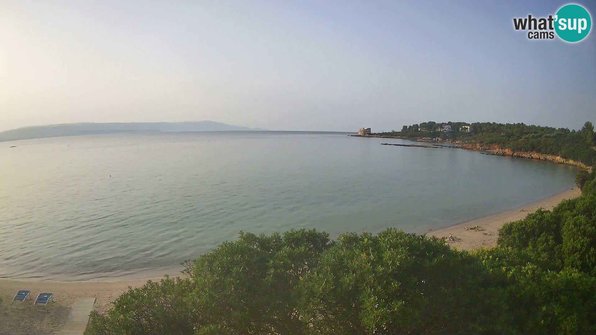 Webcam Lazzaretto beach | Alghero | Sardinia
