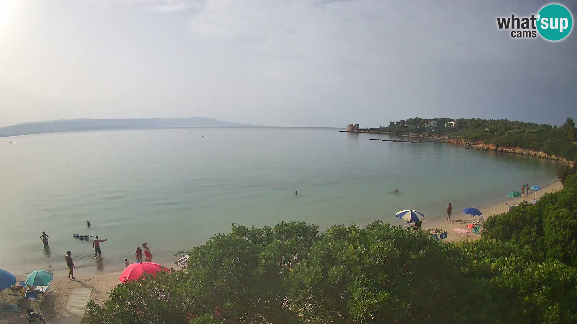 Webcam Lazzaretto beach | Alghero | Sardinia