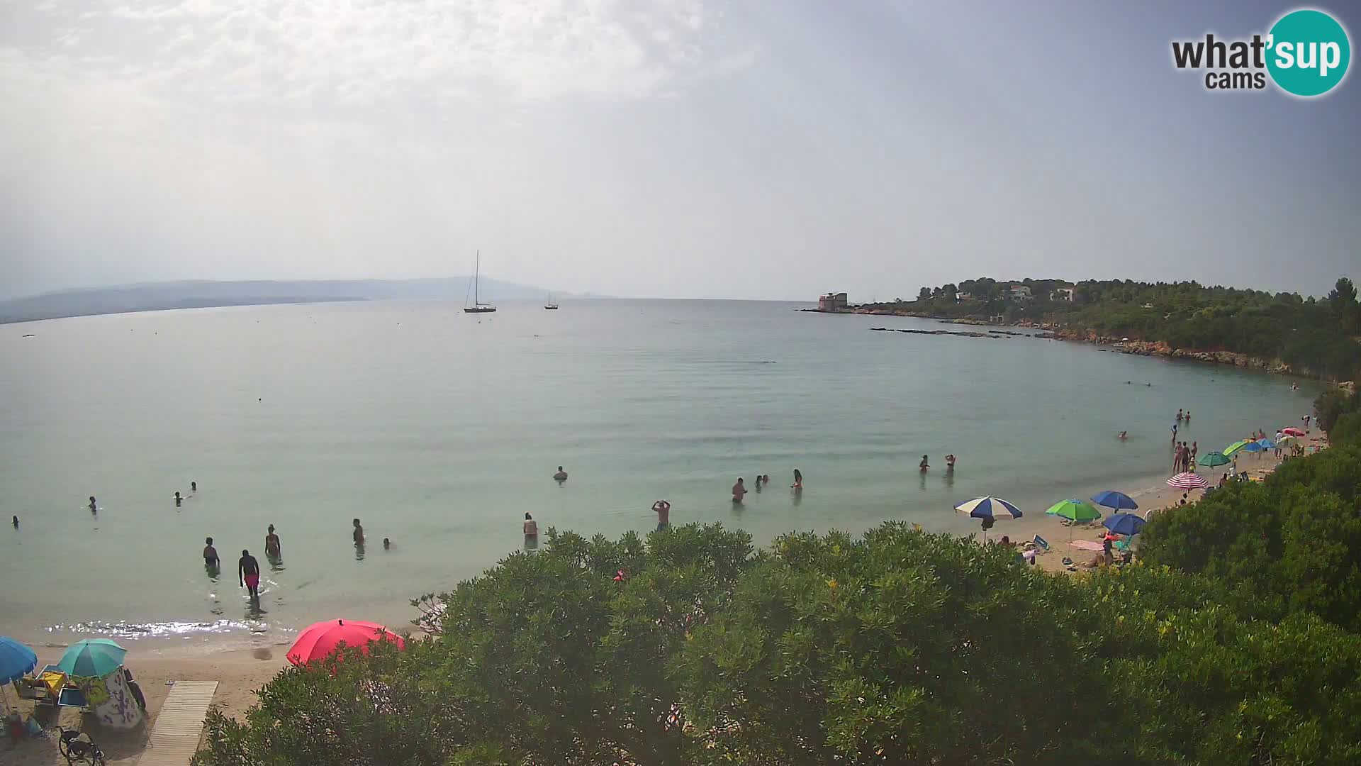 Webcam Lazzaretto Strand | Alghero | Sardinien