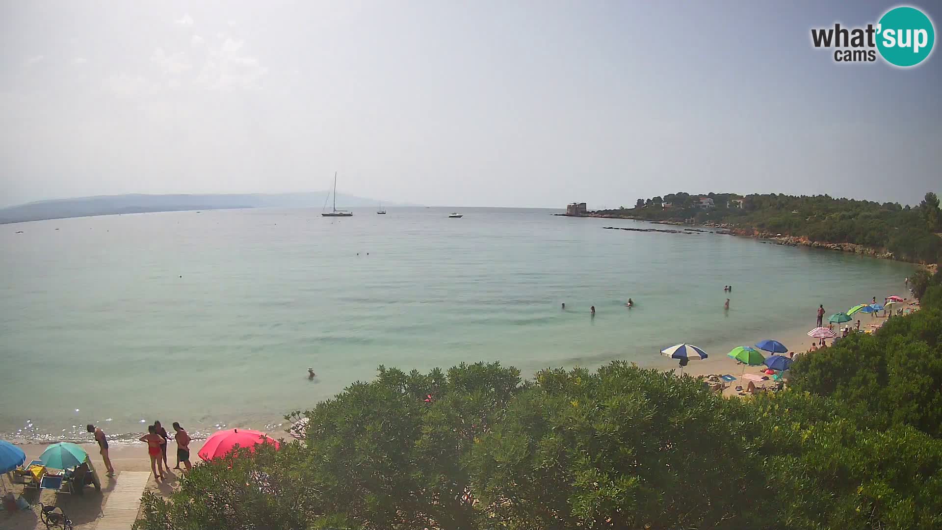 Kamera plaža Lazzaretto | Alghero | Sardinija