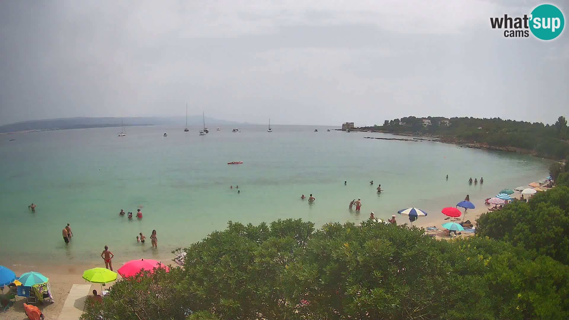 Webcam Lazzaretto beach | Alghero | Sardinia