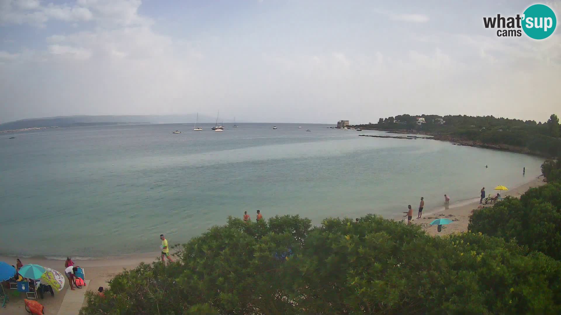 Kamera plaža Lazzaretto | Alghero | Sardinija
