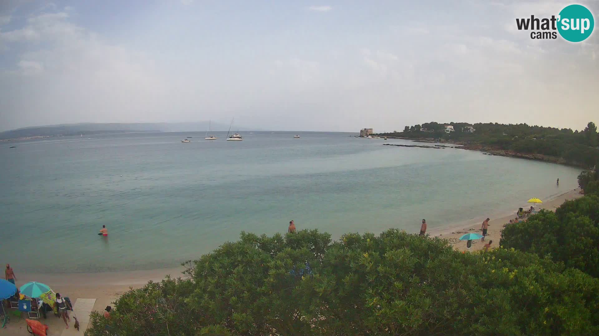 Webcam Lazzaretto Strand | Alghero | Sardinien