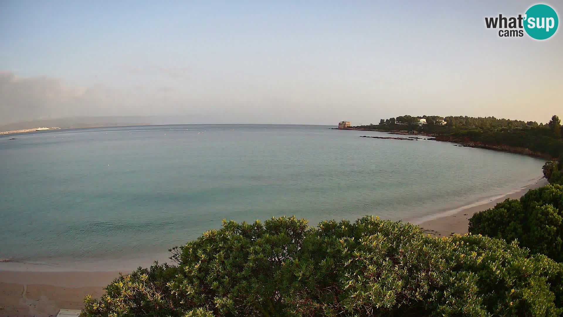 Plage Lazzaretto livecam | Alghero | Sardaigne