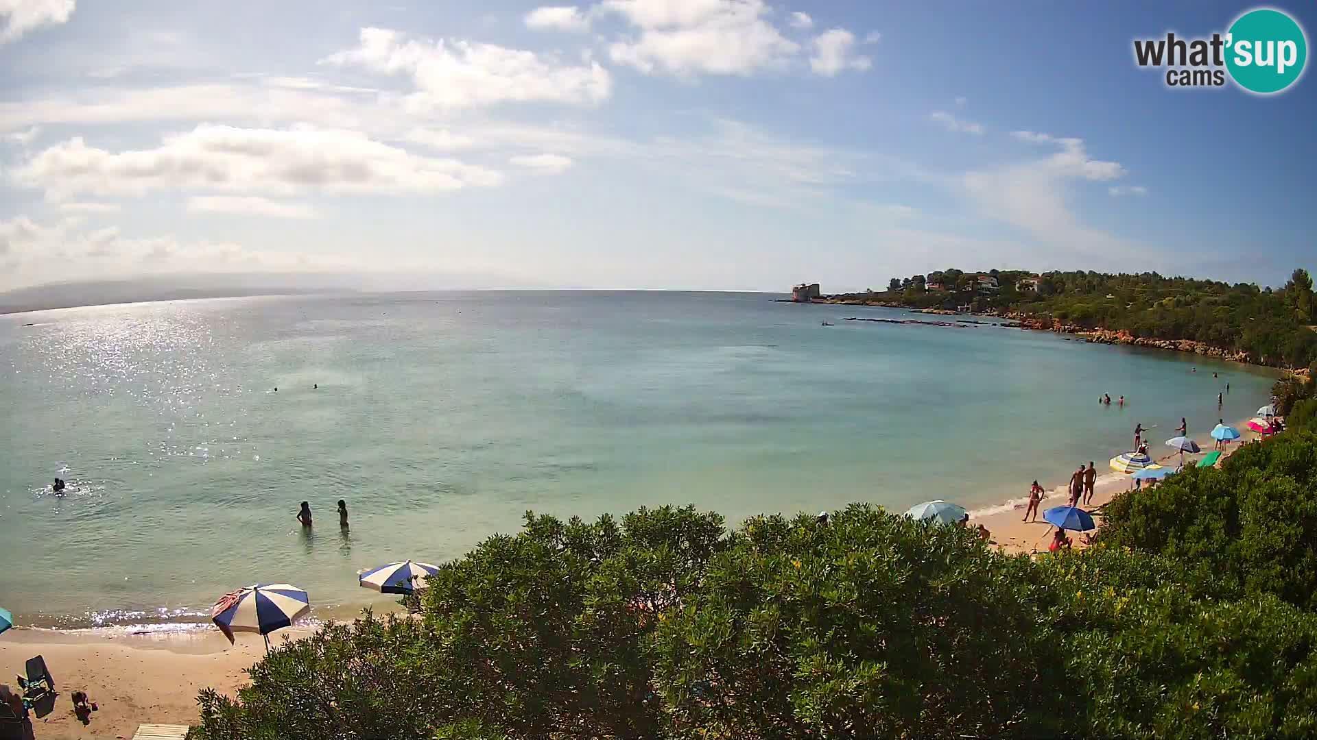 Webcam Lazzaretto beach | Alghero | Sardinia
