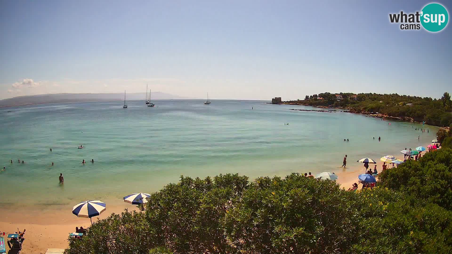Webcam spiaggia Lazzaretto | Alghero | Sardegna