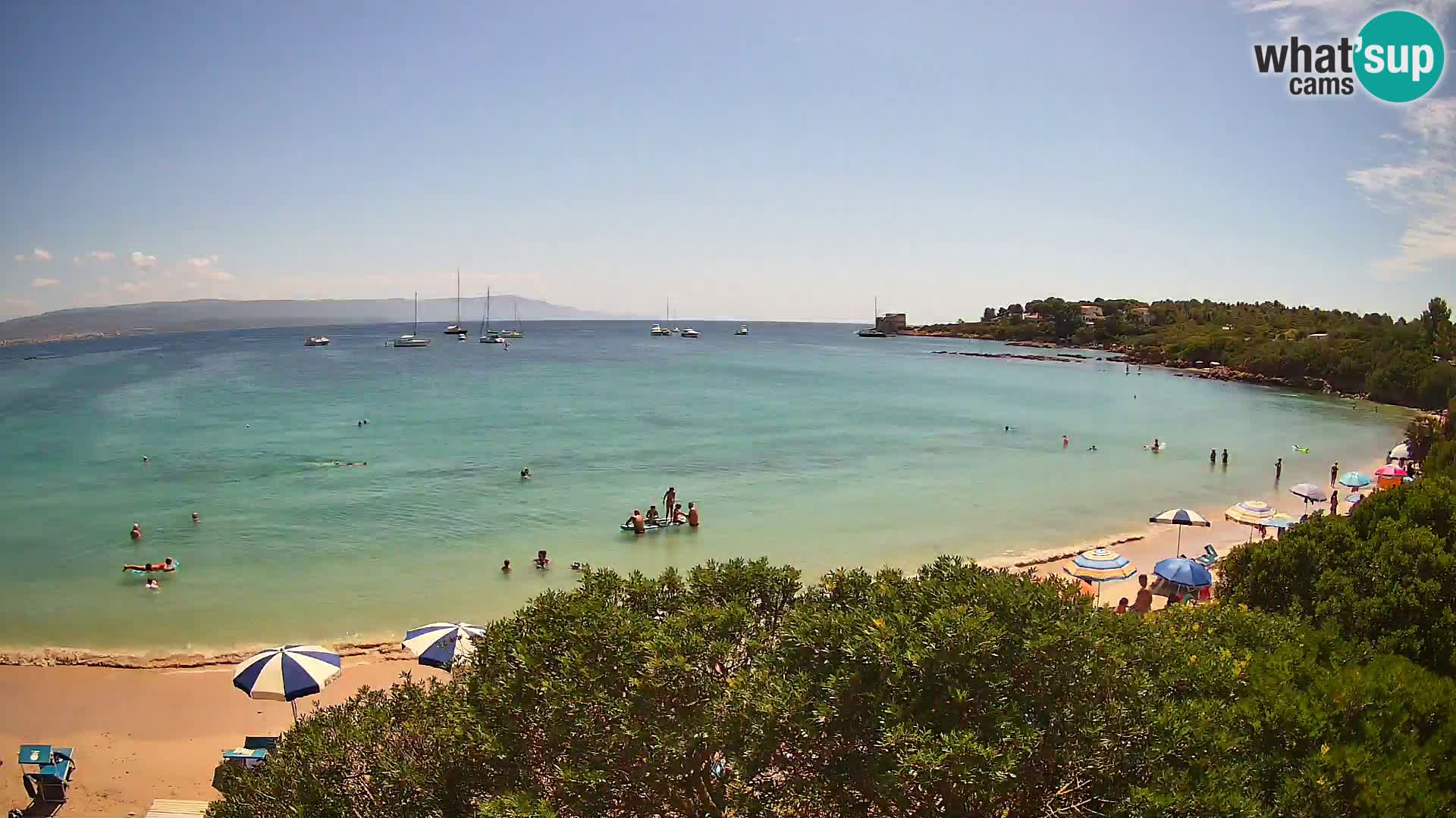 Webcam spiaggia Lazzaretto | Alghero | Sardegna