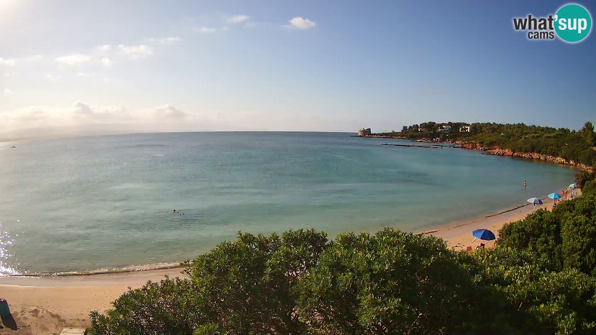 Plage Lazzaretto livecam | Alghero | Sardaigne