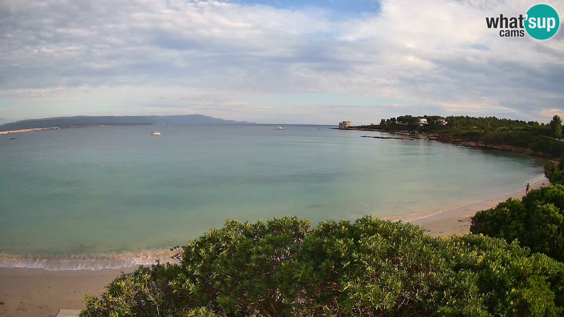 Kamera plaža Lazzaretto | Alghero | Sardinija