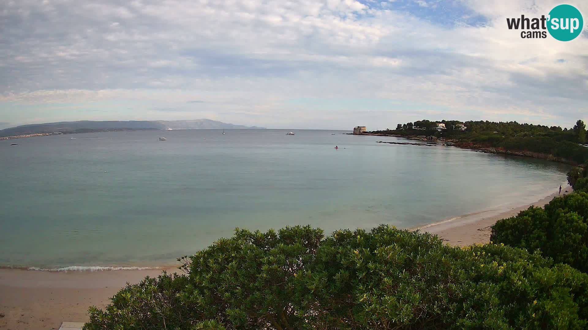 Kamera plaža Lazzaretto | Alghero | Sardinija