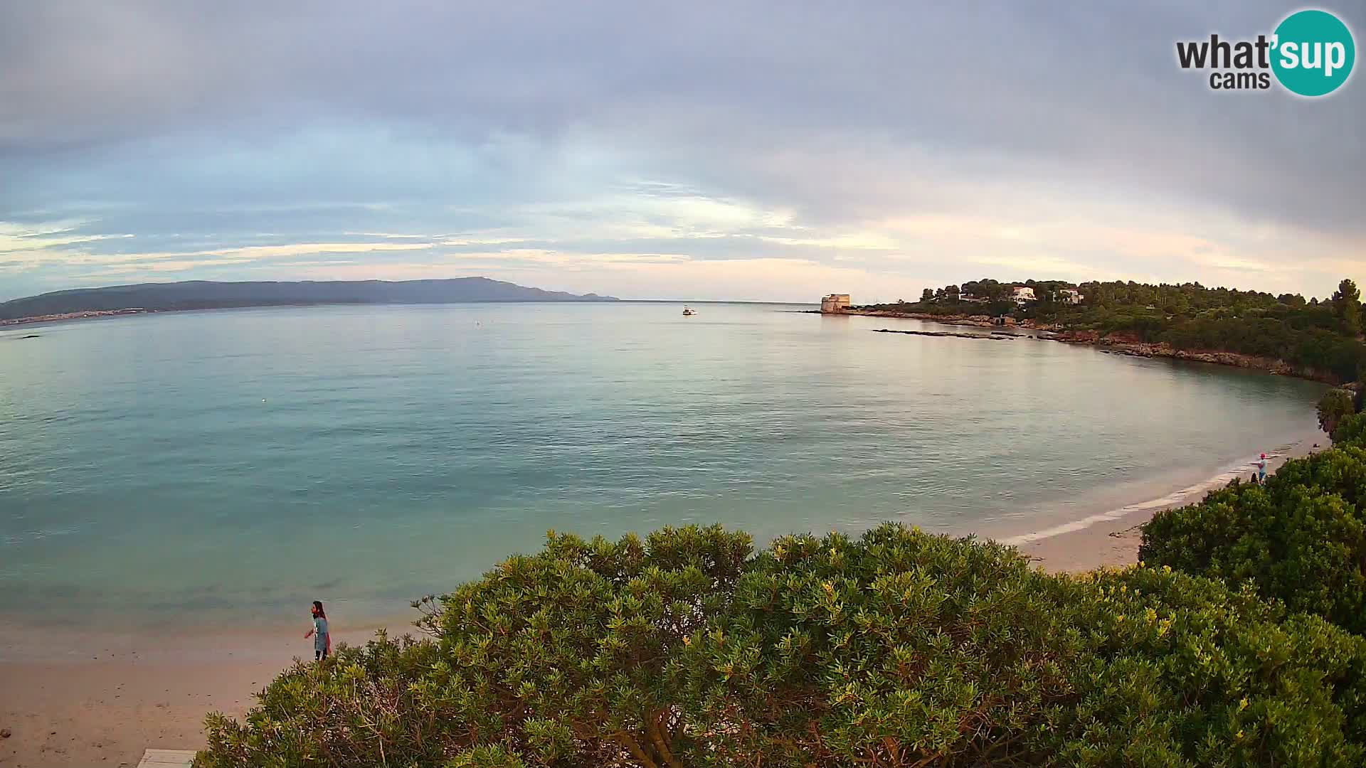 Webcam Lazzaretto Strand | Alghero | Sardinien