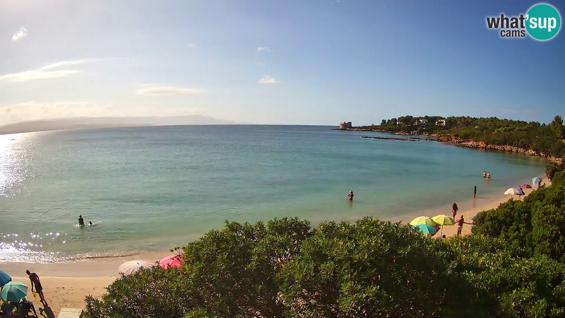 Webcam Lazzaretto beach | Alghero | Sardinia