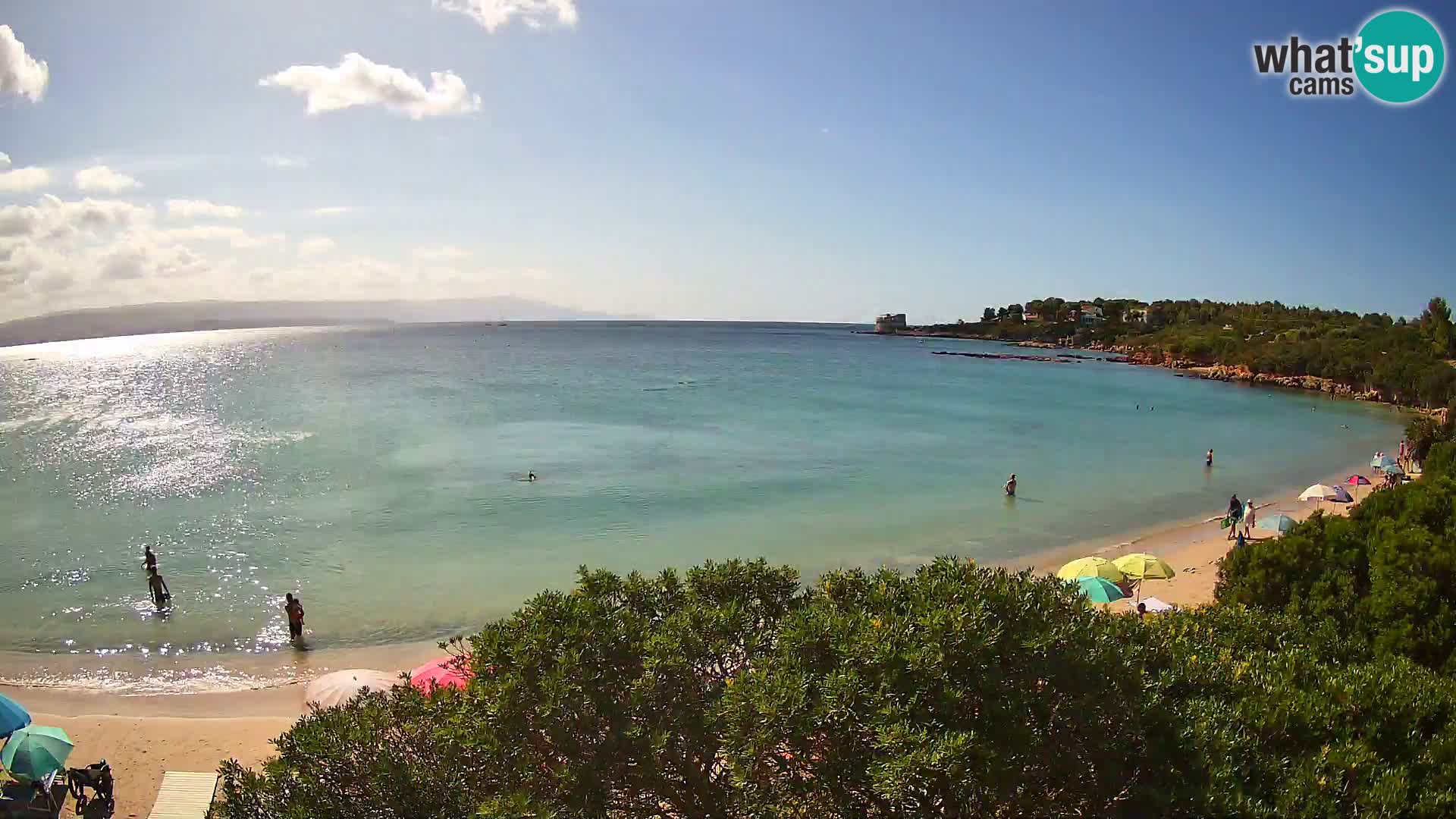 Webcam Lazzaretto beach | Alghero | Sardinia