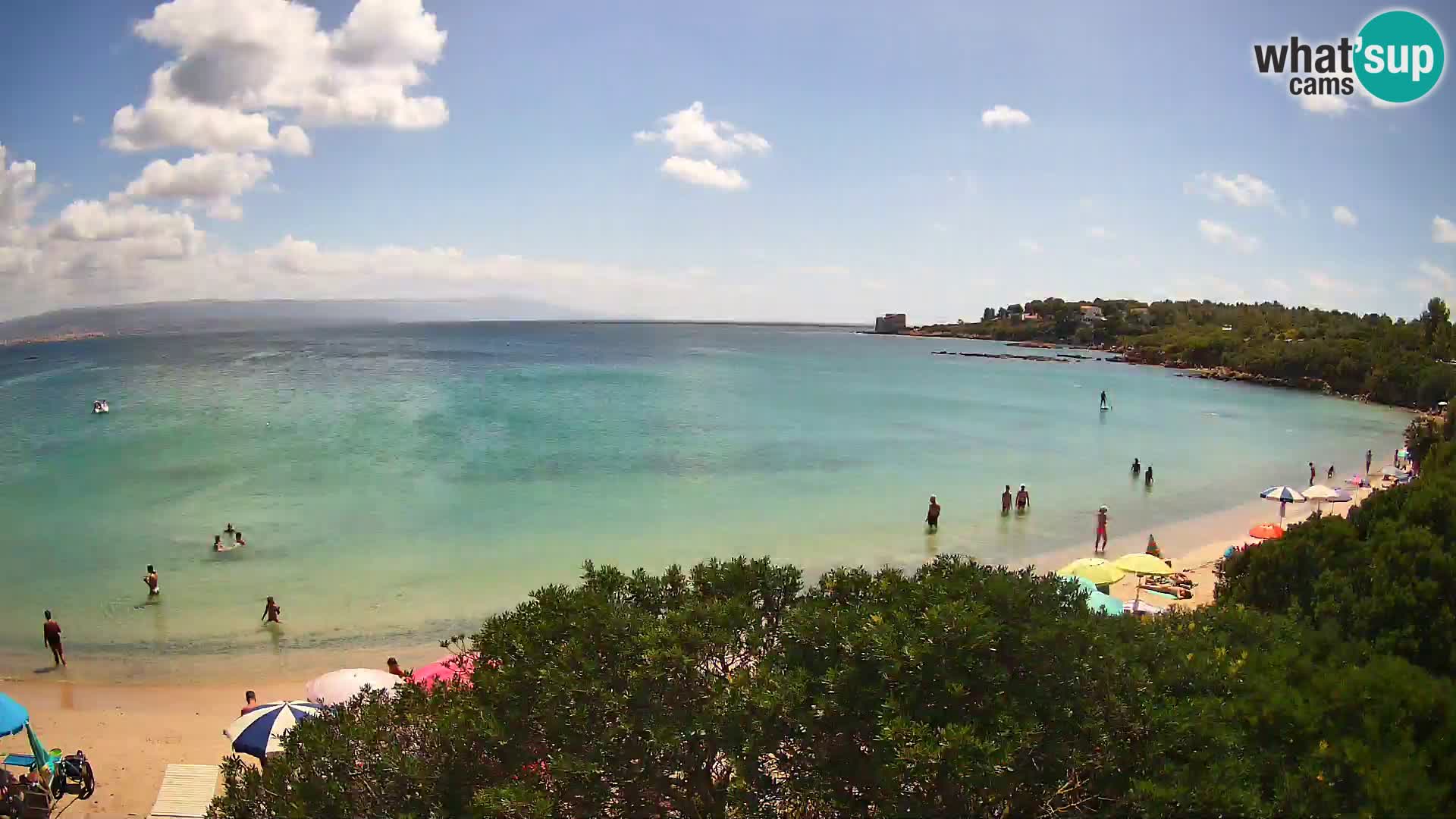 Webcam Lazzaretto beach | Alghero | Sardinia