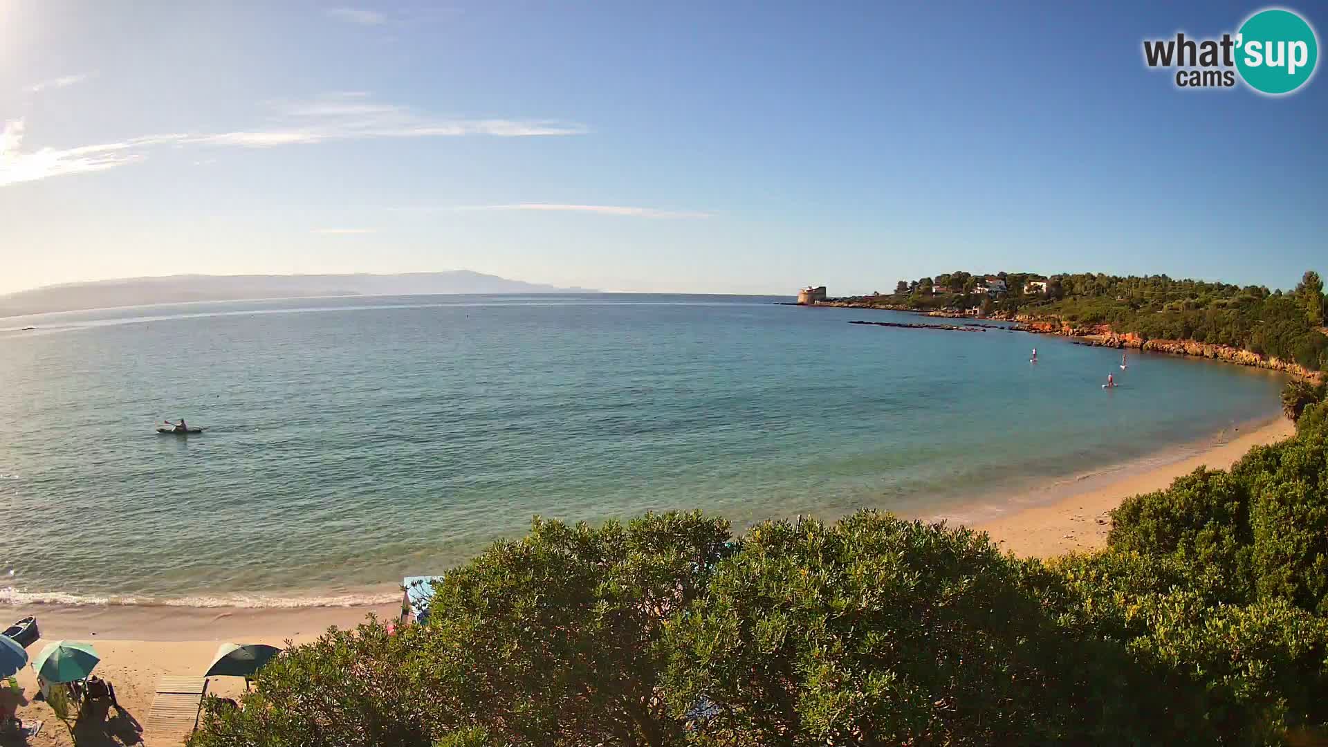 Webcam spiaggia Lazzaretto | Alghero | Sardegna