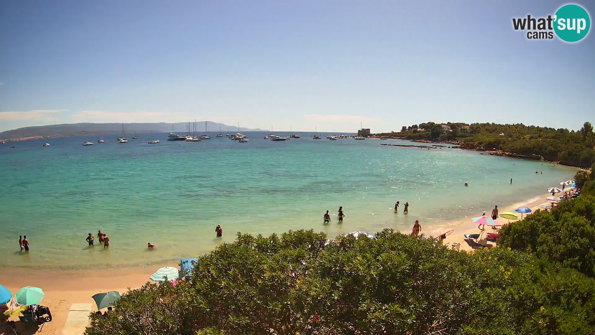 Webcam Lazzaretto Strand | Alghero | Sardinien