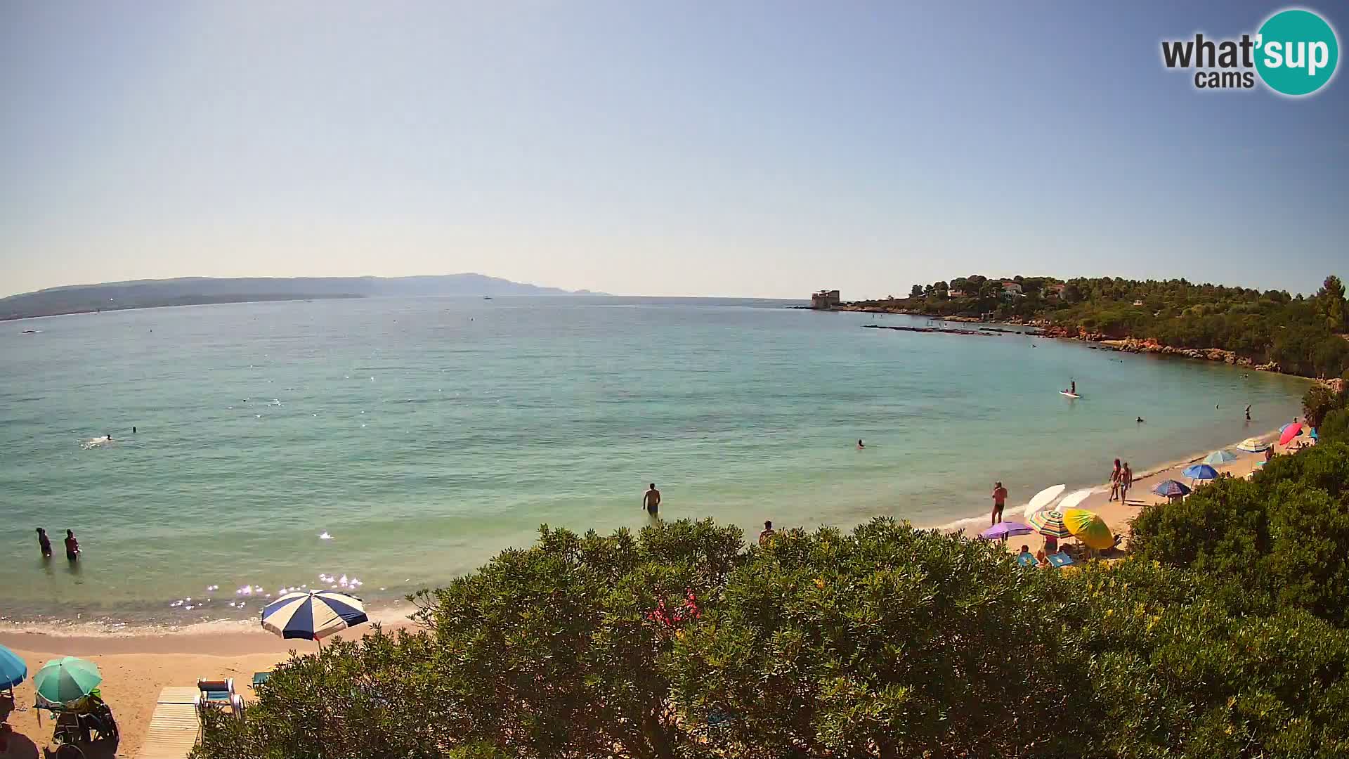 Kamera plaža Lazzaretto | Alghero | Sardinija