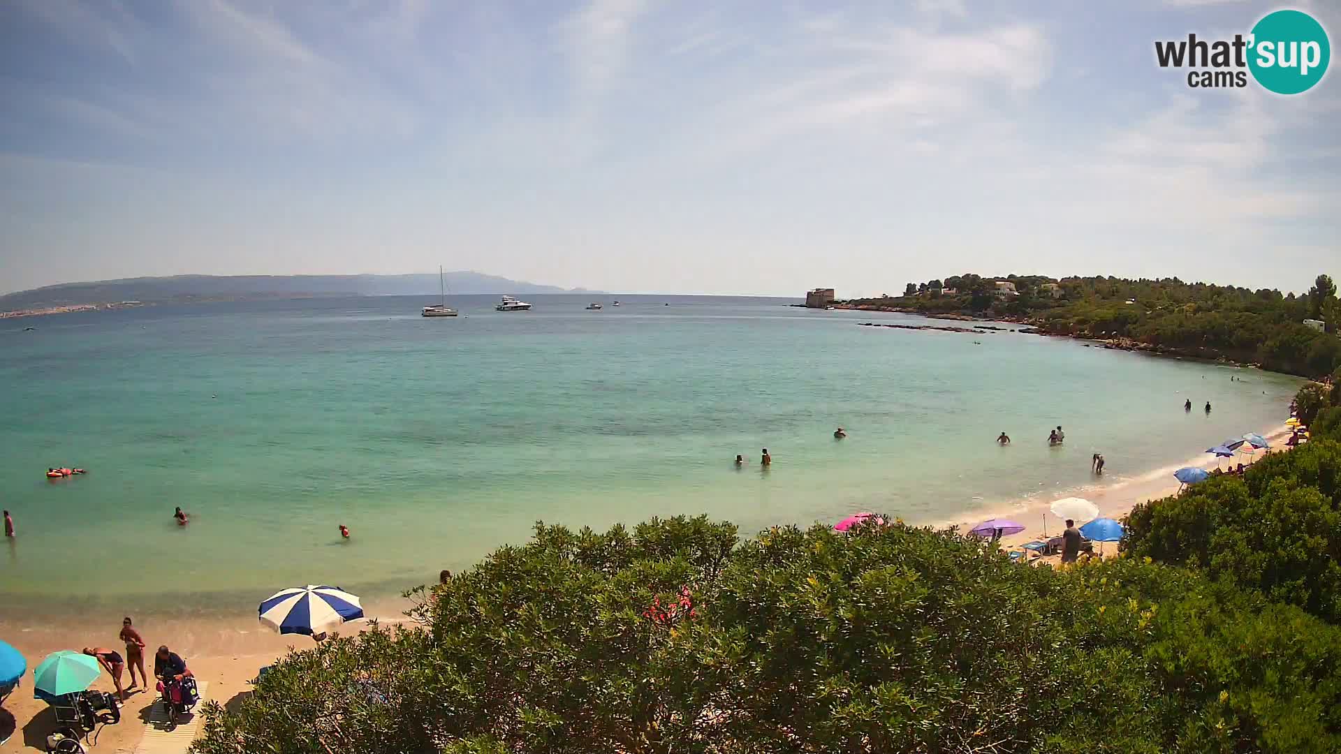 Webcam spiaggia Lazzaretto | Alghero | Sardegna