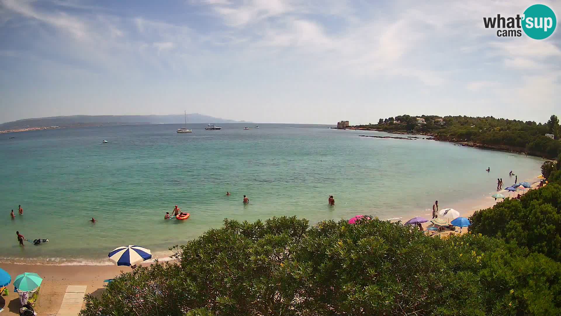 Kamera plaža Lazzaretto | Alghero | Sardinija