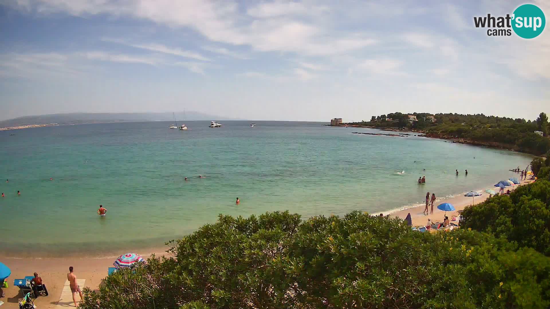 Webcam Lazzaretto Strand | Alghero | Sardinien