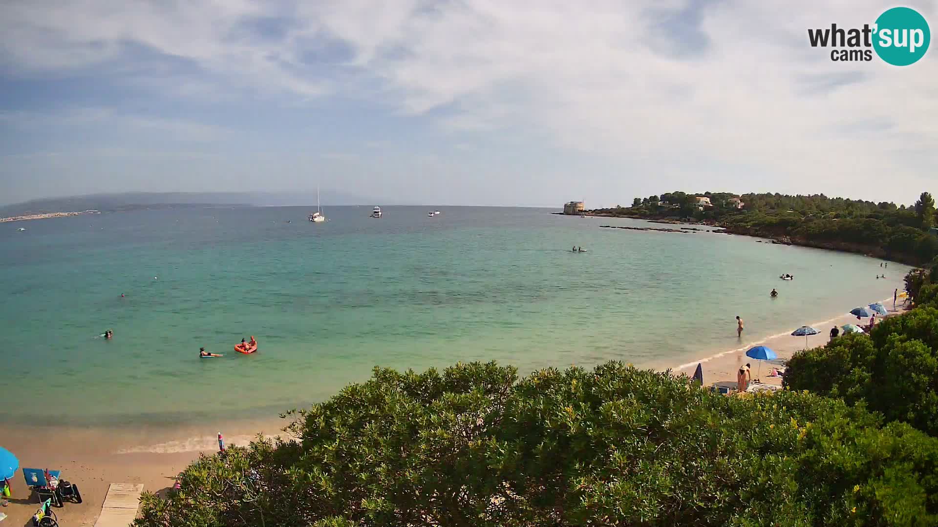 Kamera plaža Lazzaretto | Alghero | Sardinija