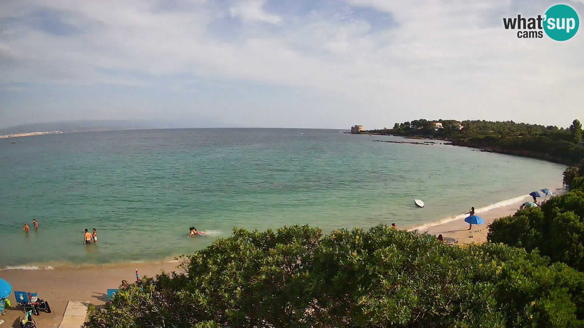 Webcam spiaggia Lazzaretto | Alghero | Sardegna
