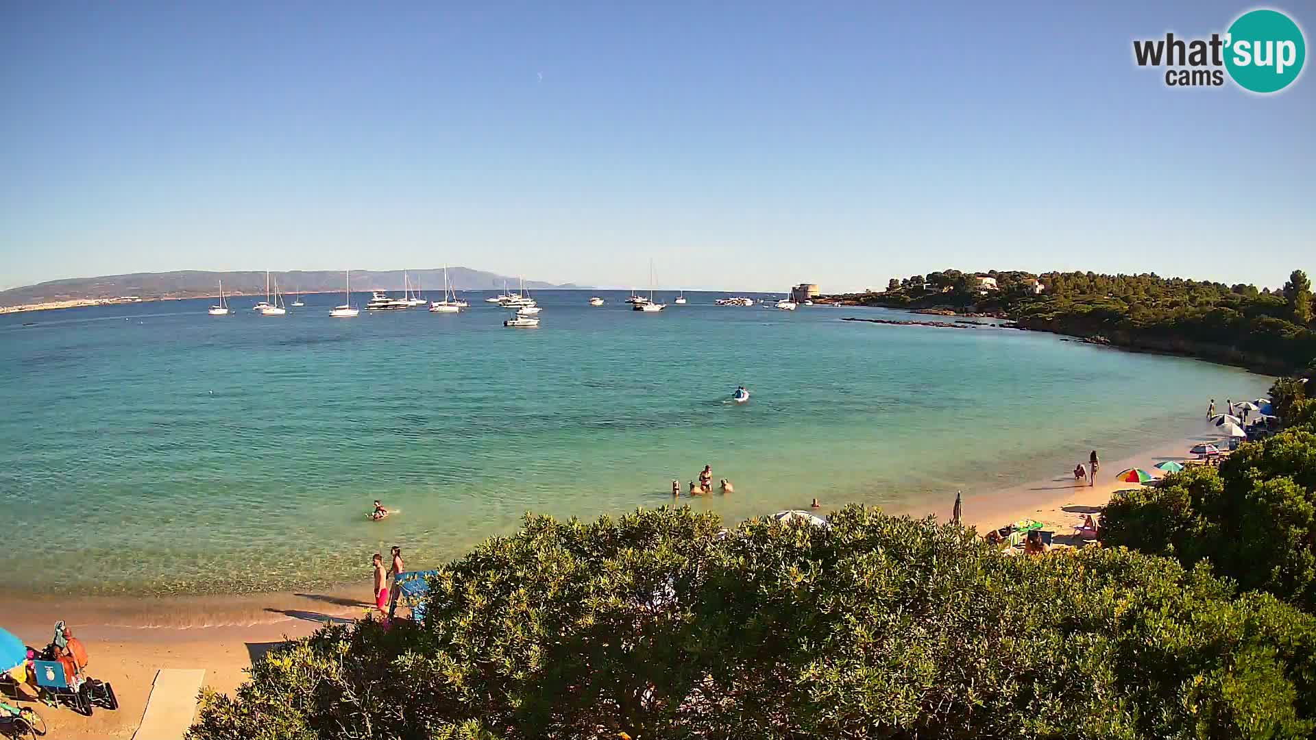 Kamera plaža Lazzaretto | Alghero | Sardinija