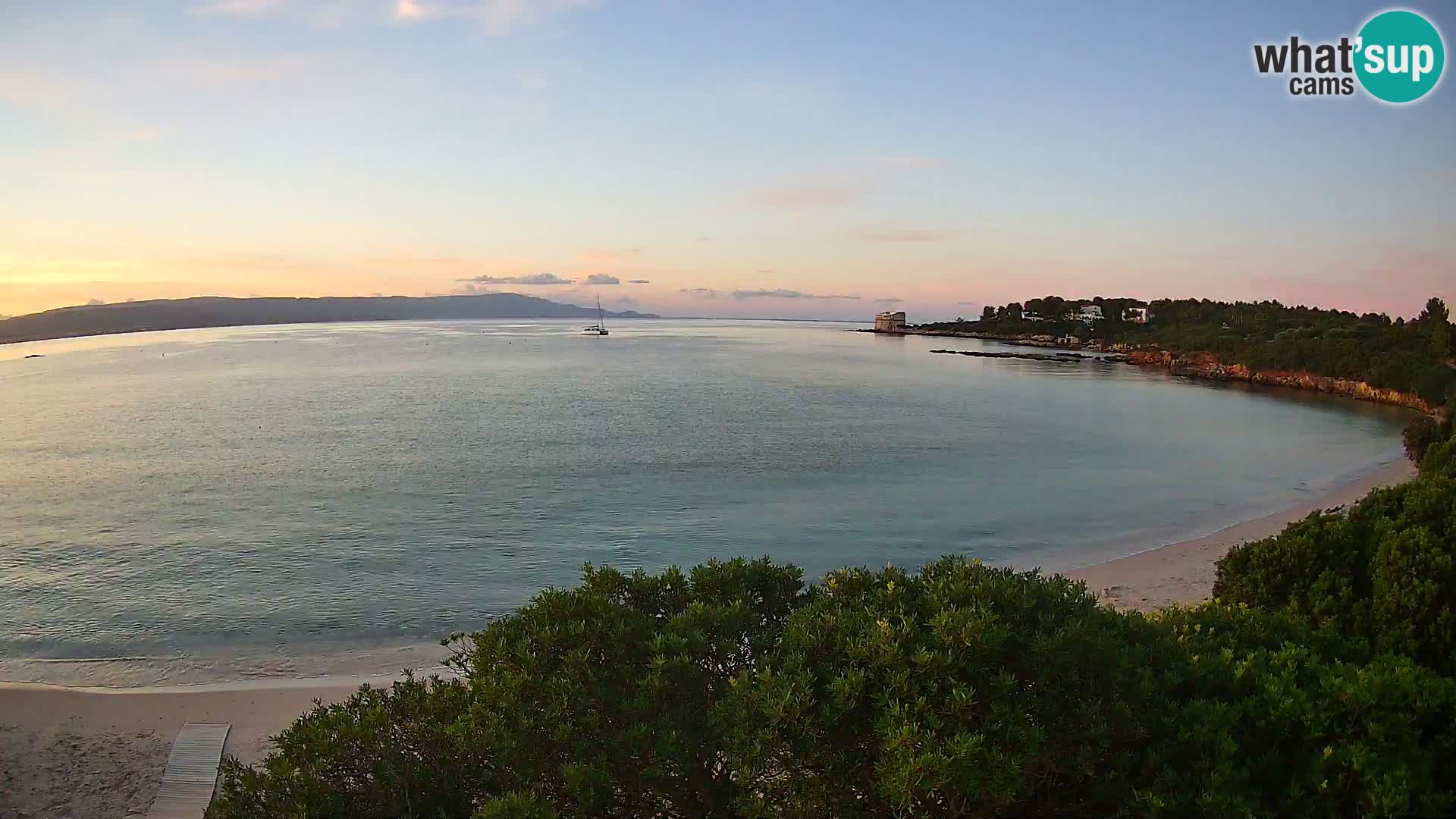 Webcam Lazzaretto beach | Alghero | Sardinia
