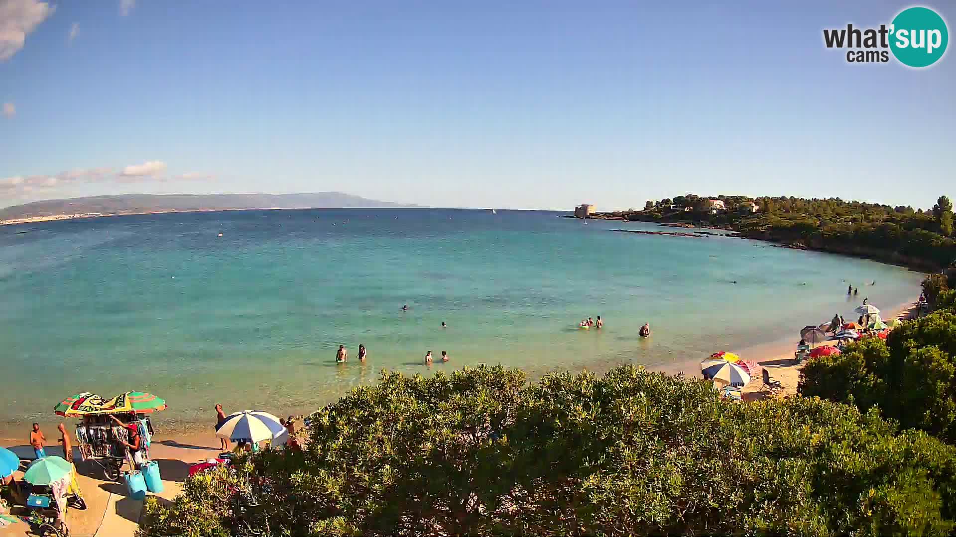 Webcam Lazzaretto beach | Alghero | Sardinia