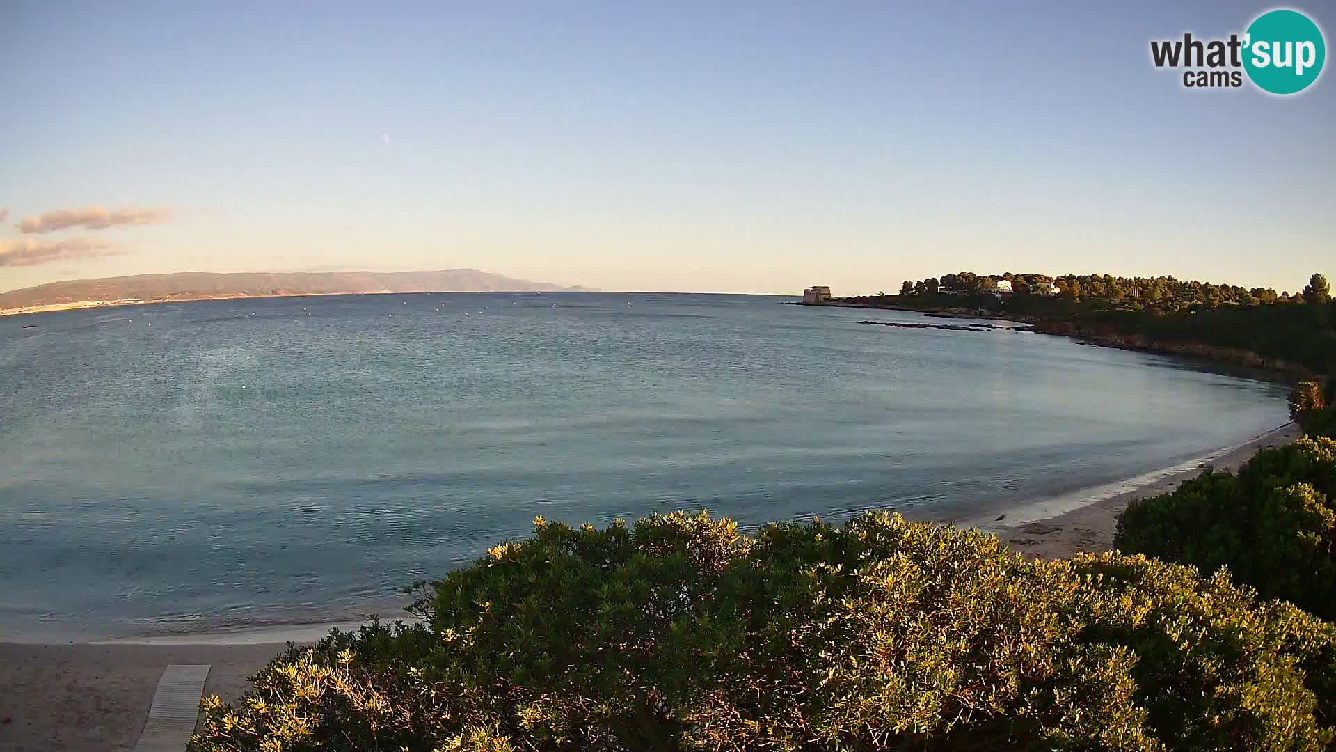 Plage Lazzaretto livecam | Alghero | Sardaigne